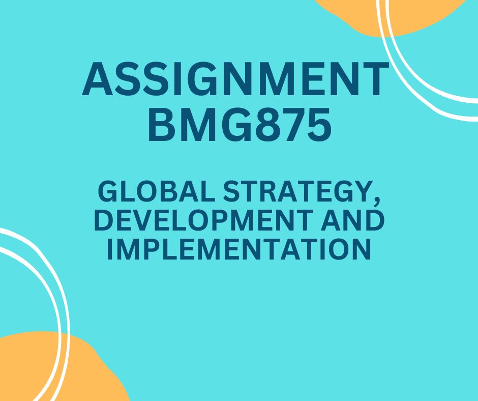 Global Strategy, Development and Implementation